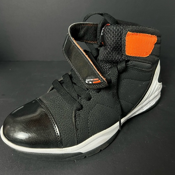 Rise Black Textured Men’s Sneakers Basketball shoes Size 8 new with box - Picture 6 of 11